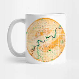 Edmonton Circular Map Mug